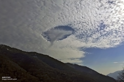 Rare Virga cloud